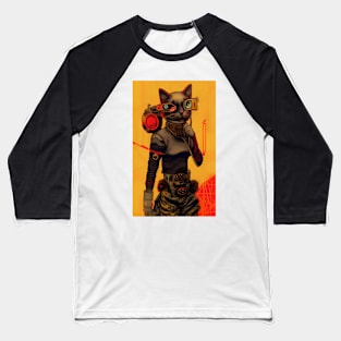 Cat agent 001 Baseball T-Shirt